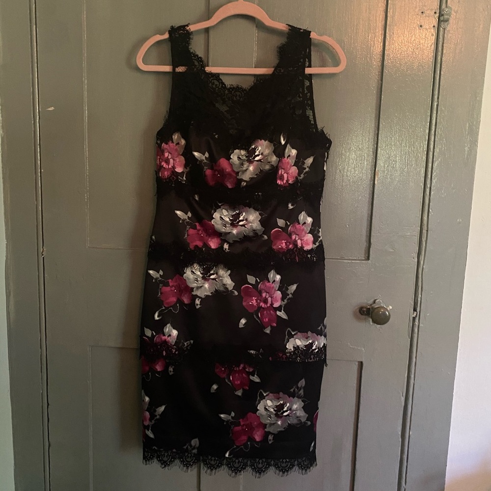 Satin WHBM Midi Dress (NWT)